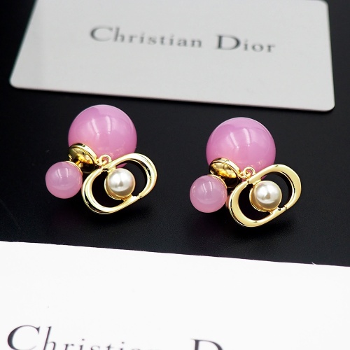 Replica Christian Dior Earrings For Women #1205917 $25.00 USD for Wholesale