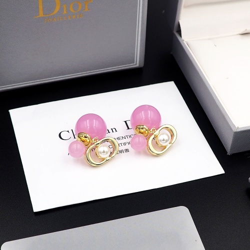 Replica Christian Dior Earrings For Women #1205917 $25.00 USD for Wholesale