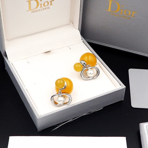 Replica Christian Dior Earrings For Women #1205918 $25.00 USD for Wholesale