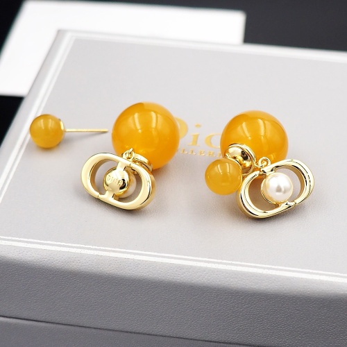 Replica Christian Dior Earrings For Women #1205919 $25.00 USD for Wholesale