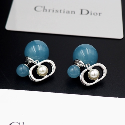 Replica Christian Dior Earrings For Women #1205920 $25.00 USD for Wholesale