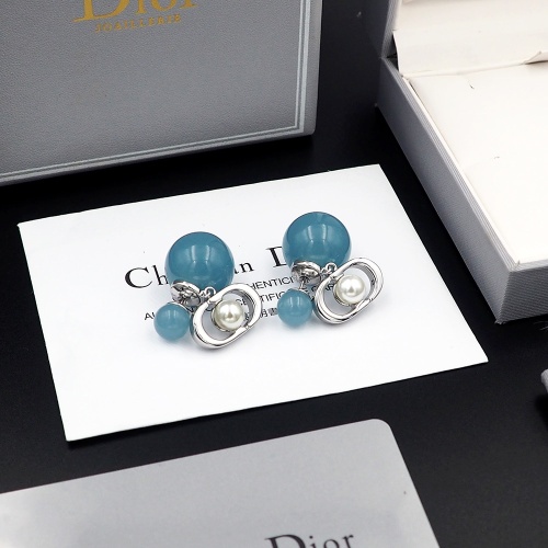 Replica Christian Dior Earrings For Women #1205920 $25.00 USD for Wholesale