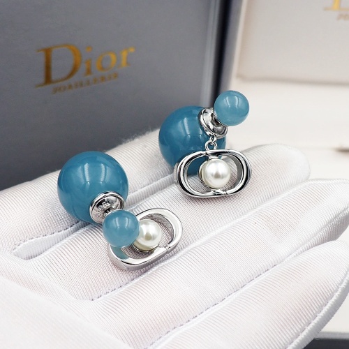 Replica Christian Dior Earrings For Women #1205920 $25.00 USD for Wholesale