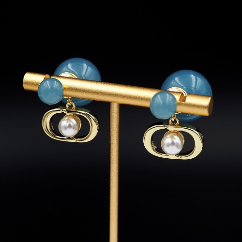 Replica Christian Dior Earrings For Women #1205921 $25.00 USD for Wholesale