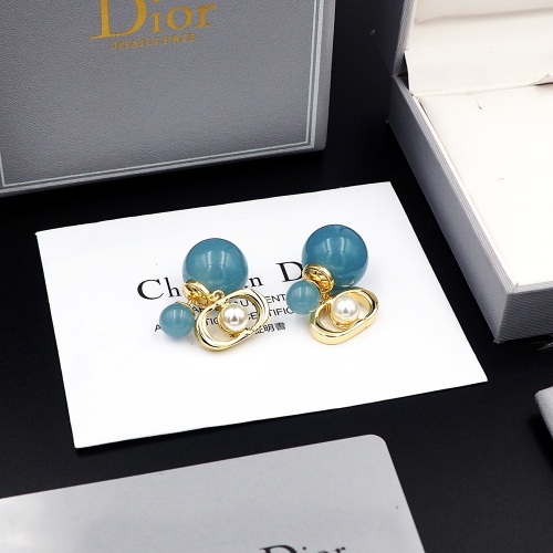 Replica Christian Dior Earrings For Women #1205921 $25.00 USD for Wholesale