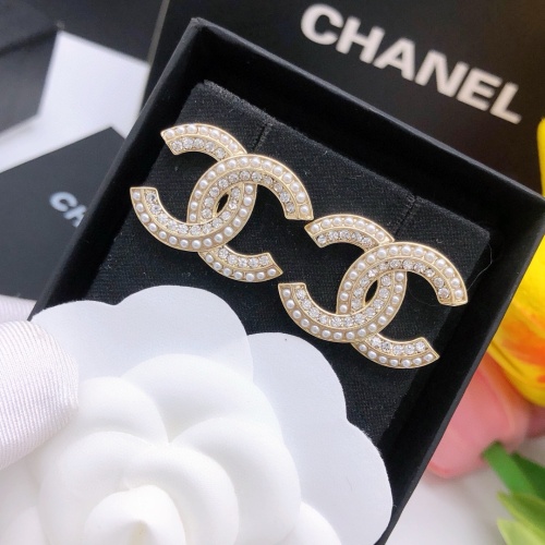 Replica Chanel Earrings For Women #1205935 $29.00 USD for Wholesale