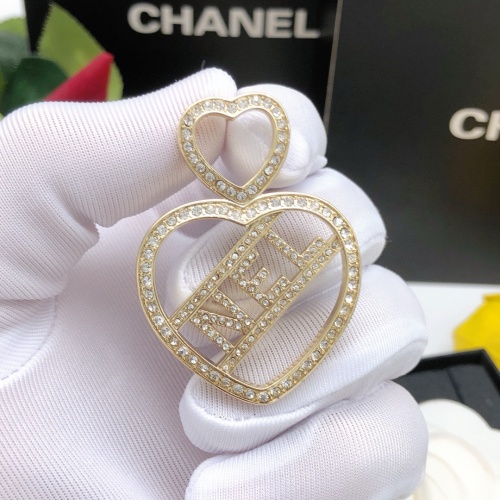 Replica Chanel Earrings For Women #1205936 $32.00 USD for Wholesale