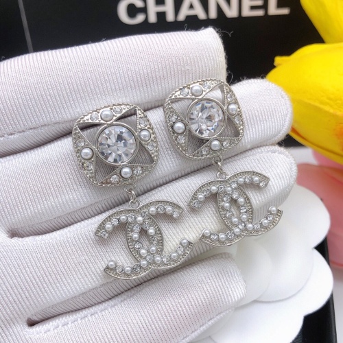 Replica Chanel Earrings For Women #1205944 $27.00 USD for Wholesale