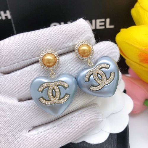 Replica Chanel Earrings For Women #1205947 $32.00 USD for Wholesale