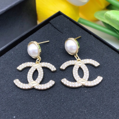 Replica Chanel Earrings For Women #1205948 $27.00 USD for Wholesale