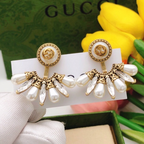 Replica Gucci Earrings For Women #1205949 $29.00 USD for Wholesale