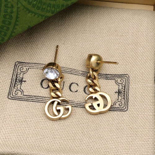 Replica Gucci Earrings For Women #1205953 $29.00 USD for Wholesale