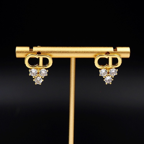 Replica Christian Dior Earrings For Women #1205955 $25.00 USD for Wholesale