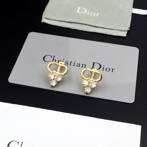 Replica Christian Dior Earrings For Women #1205955 $25.00 USD for Wholesale