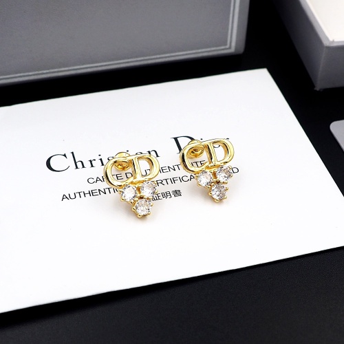 Replica Christian Dior Earrings For Women #1205955 $25.00 USD for Wholesale