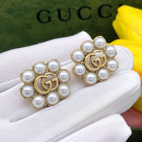 Replica Gucci Earrings For Women #1205963 $29.00 USD for Wholesale