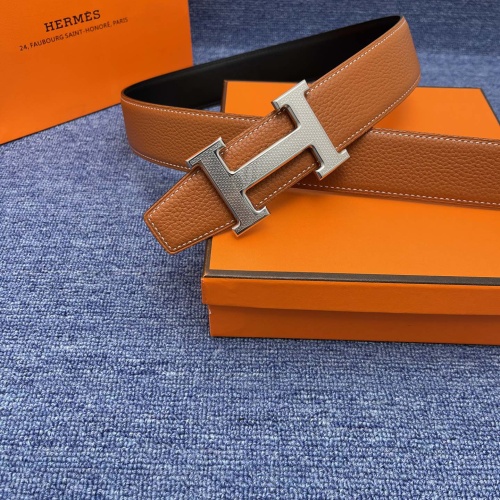 Replica Hermes AAA Quality Belts For Men #1206460 $56.00 USD for Wholesale