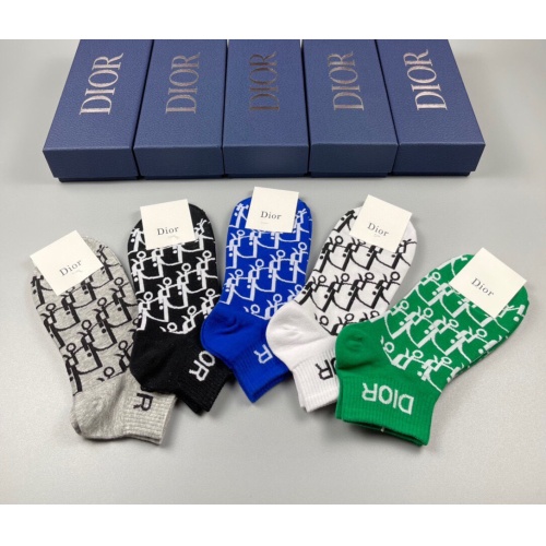 Replica Christian Dior Socks #1206551 $29.00 USD for Wholesale