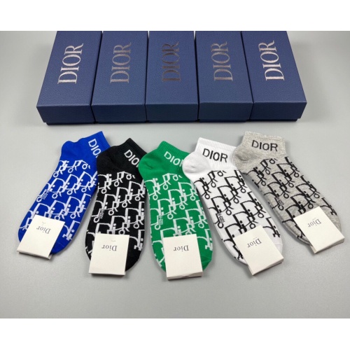 Replica Christian Dior Socks #1206551 $29.00 USD for Wholesale