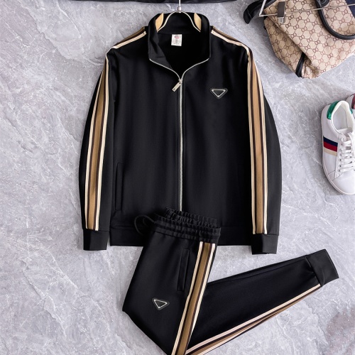 Prada Tracksuits Long Sleeved For Men #1207042 $82.00 USD, Wholesale Replica Prada Tracksuits