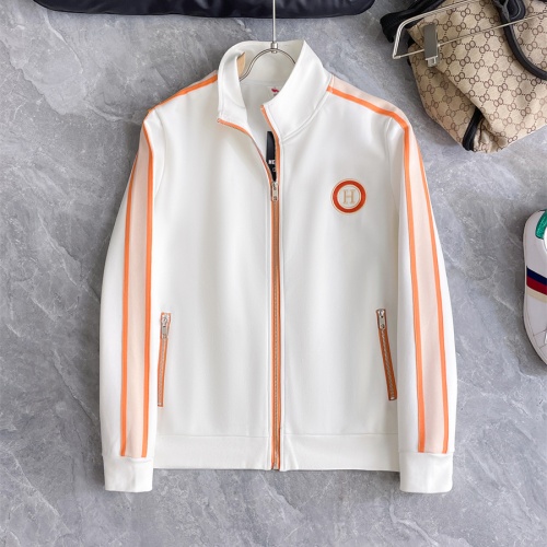 Replica Hermes Tracksuits Long Sleeved For Men #1207095 $82.00 USD for Wholesale