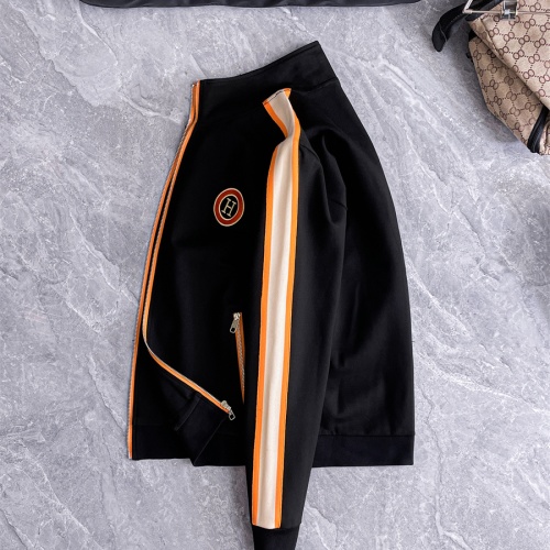 Replica Hermes Tracksuits Long Sleeved For Men #1207096 $82.00 USD for Wholesale