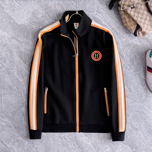 Replica Hermes Tracksuits Long Sleeved For Men #1207096 $82.00 USD for Wholesale