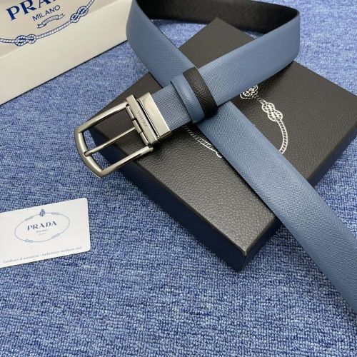 Replica Prada AAA Quality Belts For Men #1207120 $56.00 USD for Wholesale