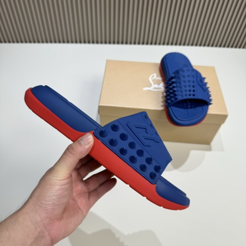 Replica Christian Louboutin CL Slippers For Men #1207310 $60.00 USD for Wholesale