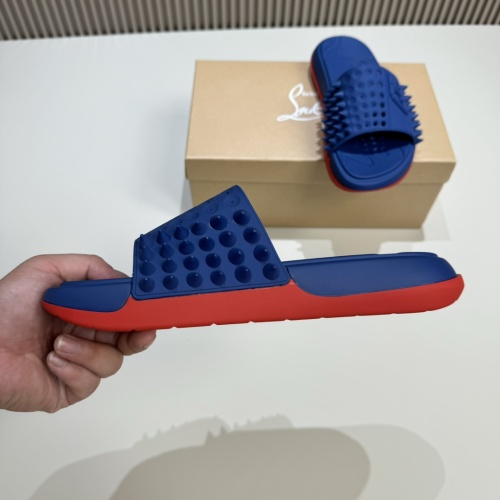 Replica Christian Louboutin CL Slippers For Men #1207310 $60.00 USD for Wholesale