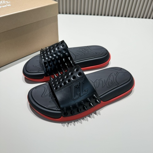 Christian Louboutin CL Slippers For Men #1207311 $60.00 USD, Wholesale Replica Christian Louboutin CL Slippers