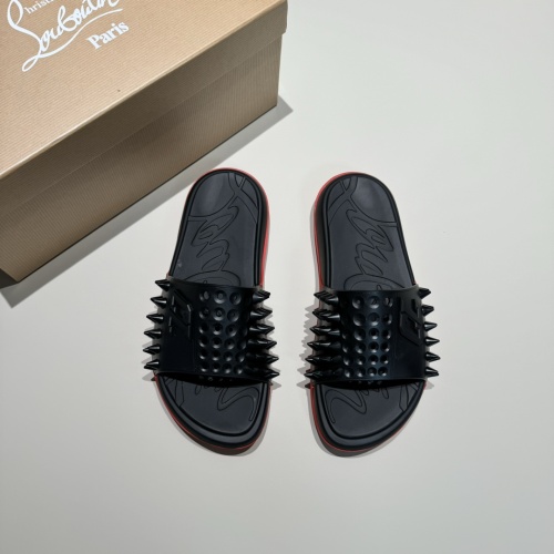 Replica Christian Louboutin CL Slippers For Men #1207311 $60.00 USD for Wholesale