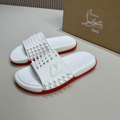 Christian Louboutin CL Slippers For Men #1207312 $60.00 USD, Wholesale Replica Christian Louboutin CL Slippers