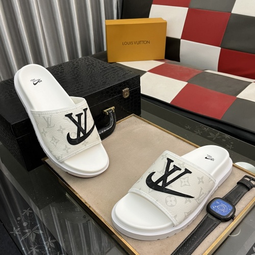 Louis Vuitton Slippers For Men #1207320 $48.00 USD, Wholesale Replica Louis Vuitton Slippers