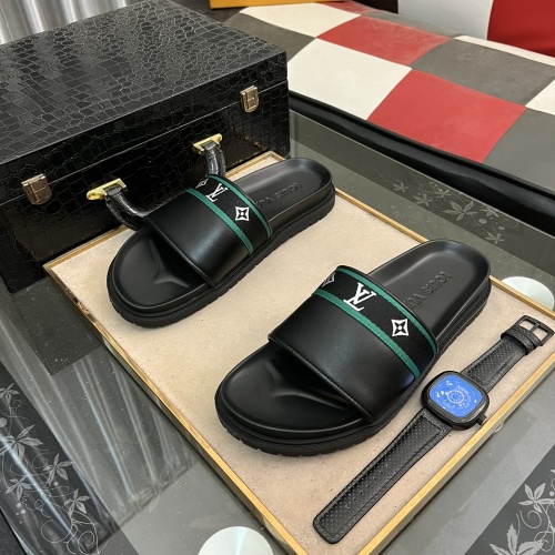 Louis Vuitton Slippers For Men #1207345 $52.00 USD, Wholesale Replica Louis Vuitton Slippers