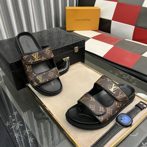 Replica Louis Vuitton Slippers For Men #1207346 $56.00 USD for Wholesale