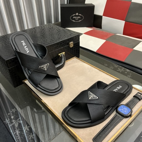 Replica Prada Slippers For Men #1207350 $48.00 USD for Wholesale