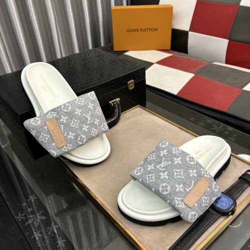 Replica Louis Vuitton Slippers For Men #1207360 $60.00 USD for Wholesale