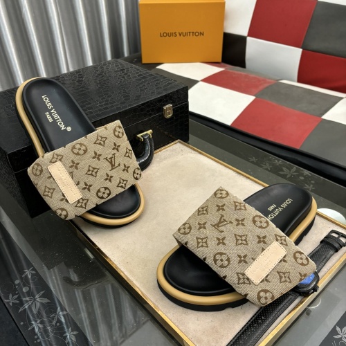 Replica Louis Vuitton Slippers For Men #1207361 $60.00 USD for Wholesale