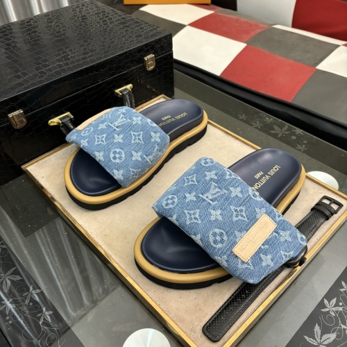 Louis Vuitton Slippers For Men #1207362 $60.00 USD, Wholesale Replica Louis Vuitton Slippers