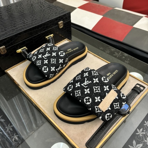 Louis Vuitton Slippers For Men #1207364 $60.00 USD, Wholesale Replica Louis Vuitton Slippers