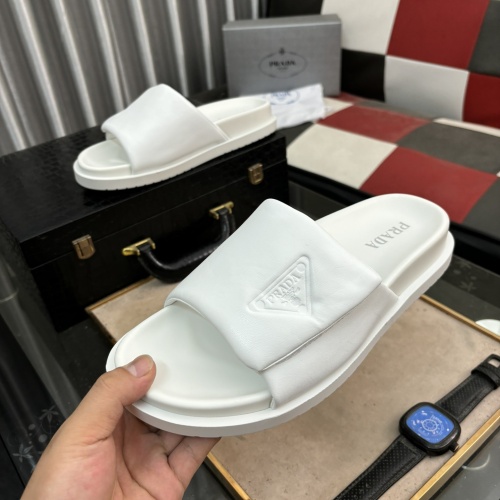 Replica Prada Slippers For Men #1207371 $56.00 USD for Wholesale