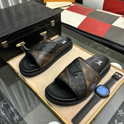 Louis Vuitton Slippers For Men #1207378 $56.00 USD, Wholesale Replica Louis Vuitton Slippers