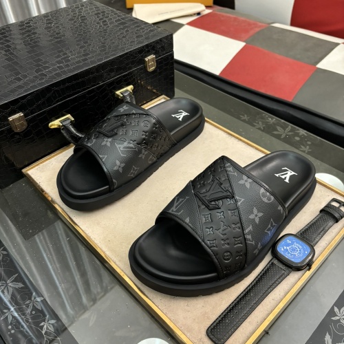 Louis Vuitton Slippers For Men #1207379 $56.00 USD, Wholesale Replica Louis Vuitton Slippers