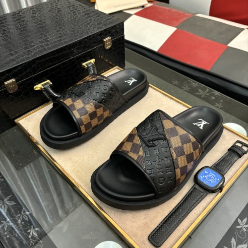 Louis Vuitton Slippers For Men #1207380 $56.00 USD, Wholesale Replica Louis Vuitton Slippers