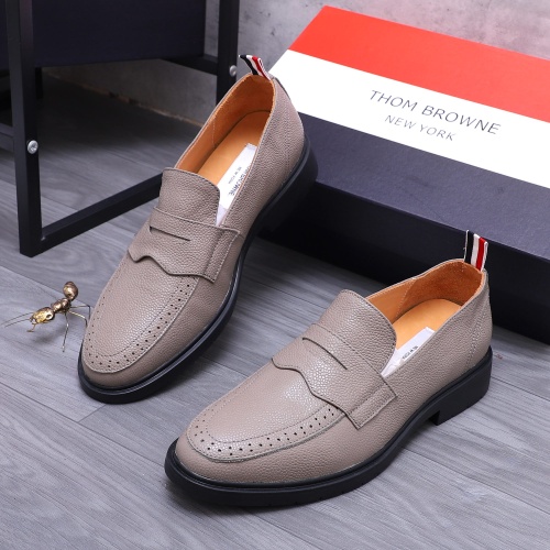 Thom Browne Leather Shoes For Men #1207389 $82.00 USD, Wholesale Replica Thom Browne Leather Shoes