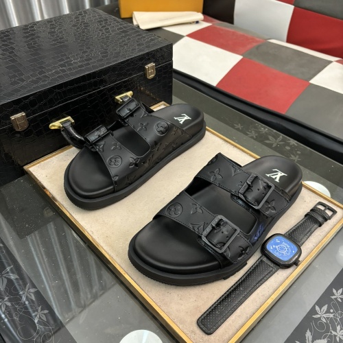 Louis Vuitton Slippers For Men #1207415 $68.00 USD, Wholesale Replica Louis Vuitton Slippers