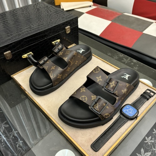 Louis Vuitton Slippers For Men #1207420 $68.00 USD, Wholesale Replica Louis Vuitton Slippers