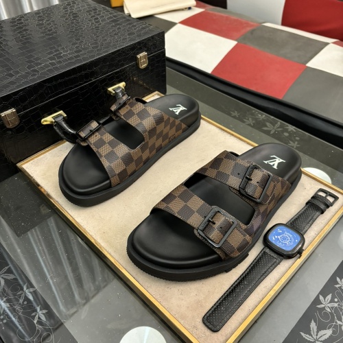 Louis Vuitton Slippers For Men #1207431 $68.00 USD, Wholesale Replica Louis Vuitton Slippers