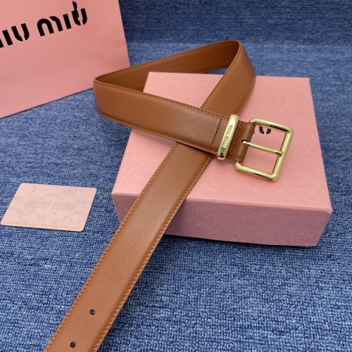 Replica MIU MIU AAA Quality Belts For Women #1207544 $60.00 USD for Wholesale